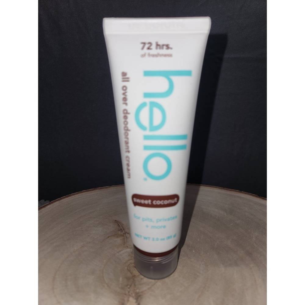 All Over Sweet Coconut Deodorant Cream, Aluminum Free Deodorant Cream for Pit...